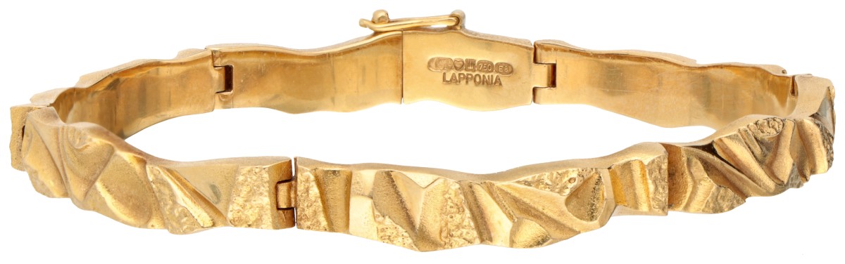 18 kt. Geelgouden armband door Björn Weckström voor Lapponia.