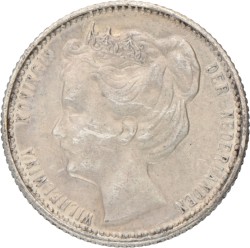 25 Cent. Wilhelmina. 1904. Prachtig -.