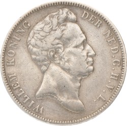 1 Gulden. Willem I. 1840. Zeer Fraai -.