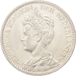 1 Gulden. Wilhelmina. 1911. Zeer Fraai / Prachtig.