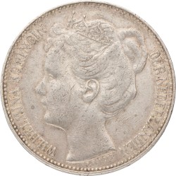 2½ Gulden. Wilhelmina. 1898. Zeer Fraai.