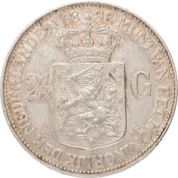 2½ Gulden. Wilhelmina. 1898. Zeer Fraai.