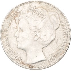 2½ Gulden. Wilhelmina. 1898. Zeer Fraai -.