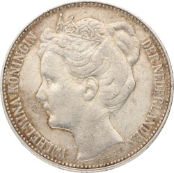 2½ Gulden. Wilhelmina. 1898. Fraai / Zeer Fraai.