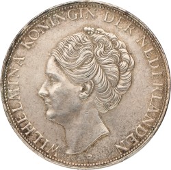 2½ Gulden. Wilhelmina. 1938 Grofhaar. Prachtig -.