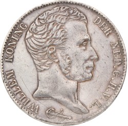 3 Gulden. Willem I. 1821. Zeer Fraai / Prachtig.