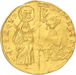 Italian states. Venice. Andres Dandolo . 1 Ducat. N.D. (1343 - 1354).