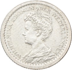 10 Cent. Wilhelmina. 1913. Prachtig / UNC.