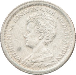 10 Cent. Wilhelmina. 1914. Prachtig -.