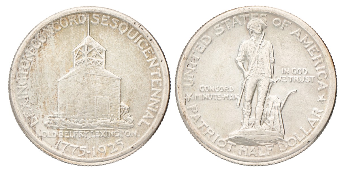 USA. ½ dollar - Lexington-Concord Sesquicentennial. 1925.