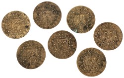 France. 1644. Lot (7) Jetons.