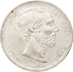 2½ Gulden. Willem III. 1873. UNC -.