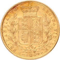 Great Britain. Victoria. Sovereign. 1869 - die nr. 15.