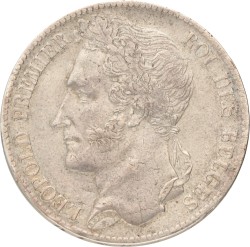 Belgium. Leopold I. 5 Francs. 1835.