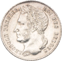 Belgium. Leopold I. ½ Franc. 1835.