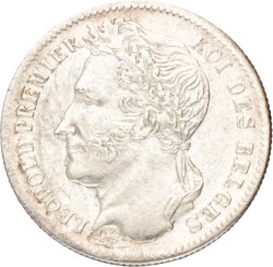 Belgium. Leopold I. ¼ Franc. 1835.