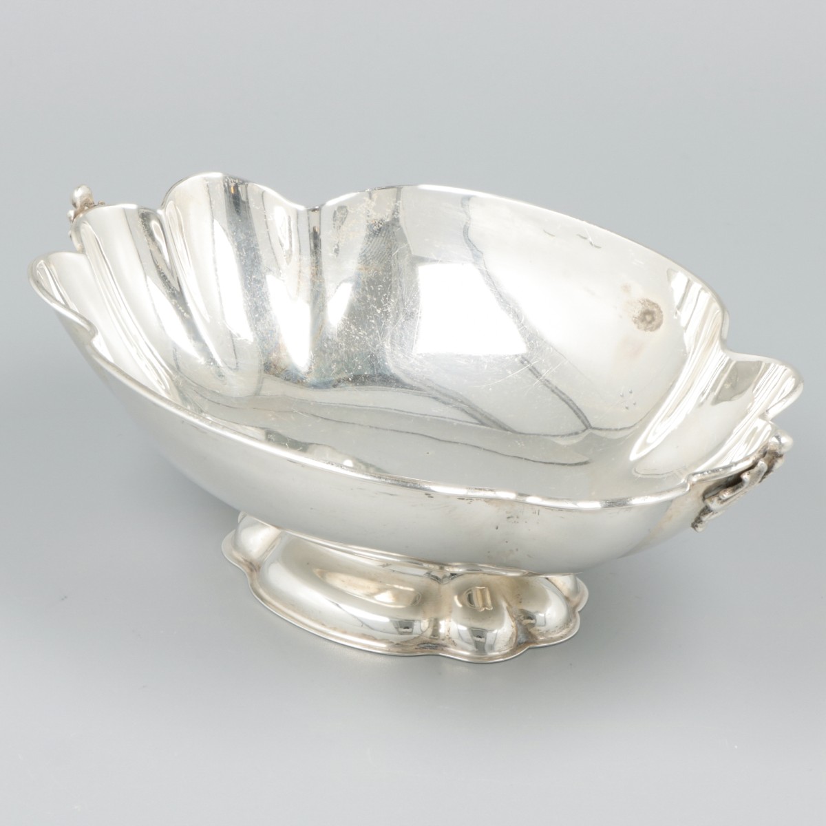 Bonbonschaal zilver.