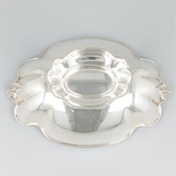 Bonbonschaal zilver.