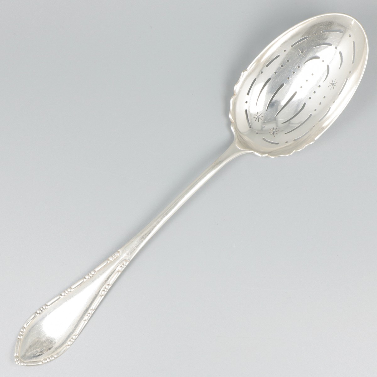 Natfruitschep zilver.