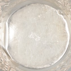 4-delig theeservies, Chinese export (Tu Mao Xing 涂茂興, of JiuJiang, Provincie Guangdong) zilver.