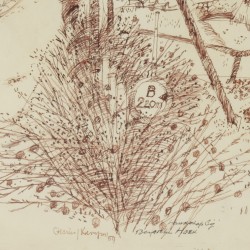 Charles Kemper (Heemstede 1913 - 1985 Rotterdam),  landschap bij Bergschenhoek.