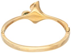 Ton & Tieneke Rotterdam 18 kt. geelgouden design armband bezet met ca. 1.93 ct. peridoot.