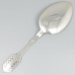 Puddingschep zilver.