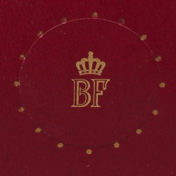 Koektrommel in etui (koninklijk geschenk) zilver.