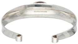 Sterling zilveren cuff armband met tijgeroog door Finse designer Kupittaan Kulta.