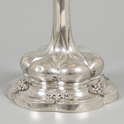 Zilveren ananas beker / pronkbeker, J.H. Werner, Berlijn ca. 1900.
