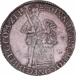 Zilveren Dukaat Zeeland 1795. Zeer fraai -.