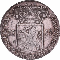 Zilveren Dukaat Zeeland 1795. Zeer fraai -.
