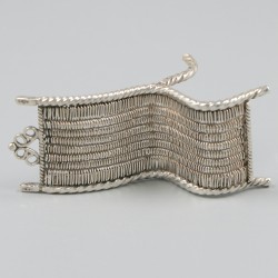 Miniatuur rotan fauteuil, Jacobus Gerardus Treeling, Sneek 1892-93.