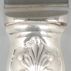 12-delige set dinermessen zilver.