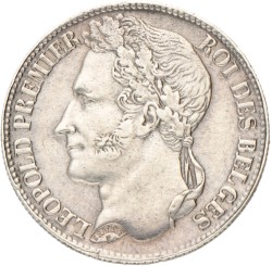 Belgium. Leopold I. 1 Franc. 1838.