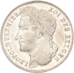 Belgium. Leopold I. ¼ Franc. 1843.