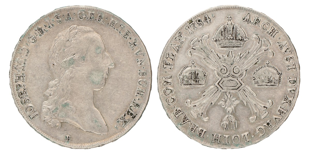 Hungary. Joseph II. Kronenthaler. 1784 B.