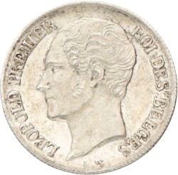 Belgium. Leopold I. 20 Centimes. 1853.