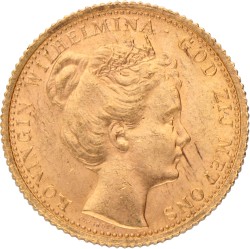 10 Gulden. Wilhelmina. 1898. Prachtig / UNC.