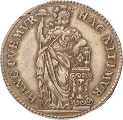 Halve generaliteitsgulden van X stuiver. Holland. 1749. Zeer Fraai / Prachtig.