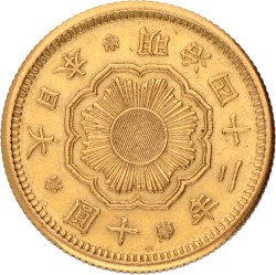 Japan. Meiji period. Mutsuhito. 10 Yen. Yr. 42 (1909).