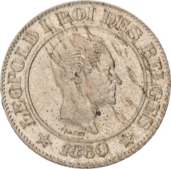 Belgium. Leopold I. 20 Centimes. 1860.
