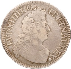 France. Louis XIV. ½ Ecu. 1701.