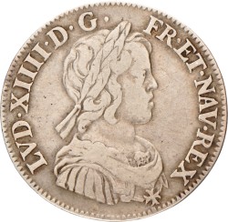 France. Louis XIV. ¼ Ecu. 1644 A.