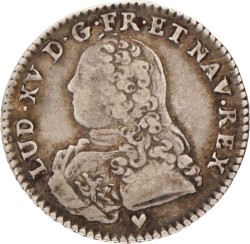 France. Louis XV. 1/10 Ecu. 1727 BB.