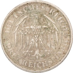 Germany. Weimar. 3 Mark - 1000th anniversary of Meissen. 1929 E.