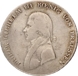 German states. Prussia. Friedrich Wilhelm III. Thaler. 1799 A.