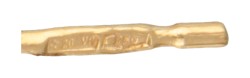 Filippini Brothers 18K geelgouden Italiaanse design oorstekers bezet met zoetwaterparel.