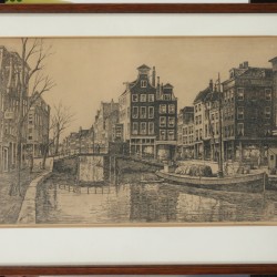 Marinus Jansen (ca. 1887 - 1951), Delftse Vaart, Rotterdam.