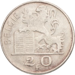 Belgium. Baudouin I. 20 Francs - FL. 1955.